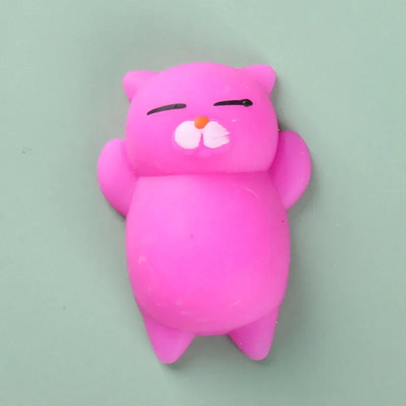 Nette Haustier Katze Stressabbau Rebound Spielzeug Weiche Nette Kleine Tier Prise Ball Kinder Erwachsene Geschenk stressabbau spielzeug