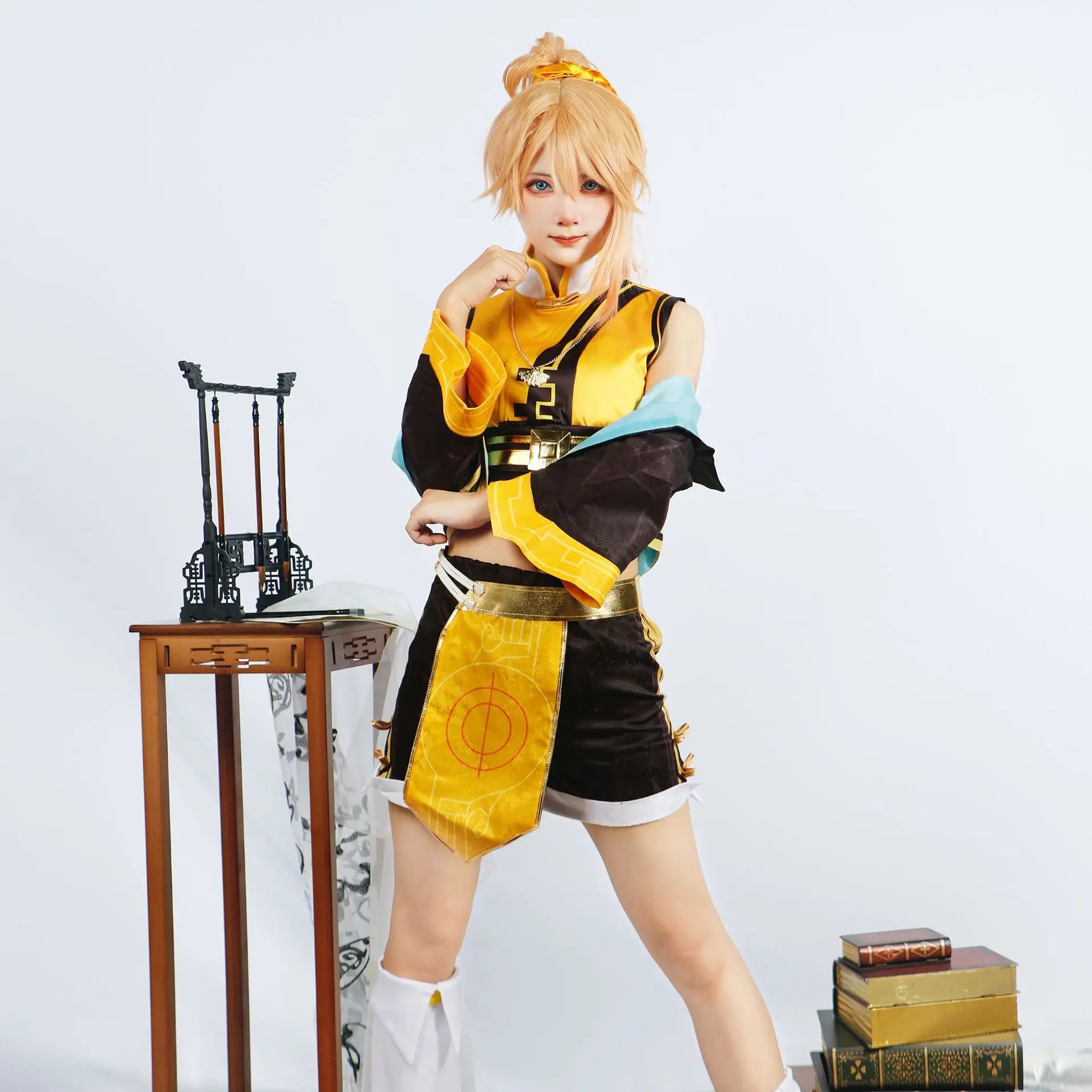 Gioco Honor of Kings King of Glory JiXiaoman Costume Cosplay Parrucca Uniforme Abito da festa di Halloween per donna Comic Con Abbigliamento Anime