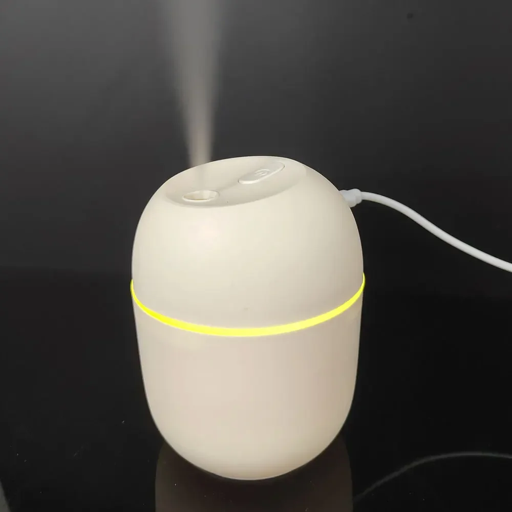 

mini ultrasonic cool mist car air humidifier 200ml with 7 color changing led night light portable desktop 2023 diffuser essentia