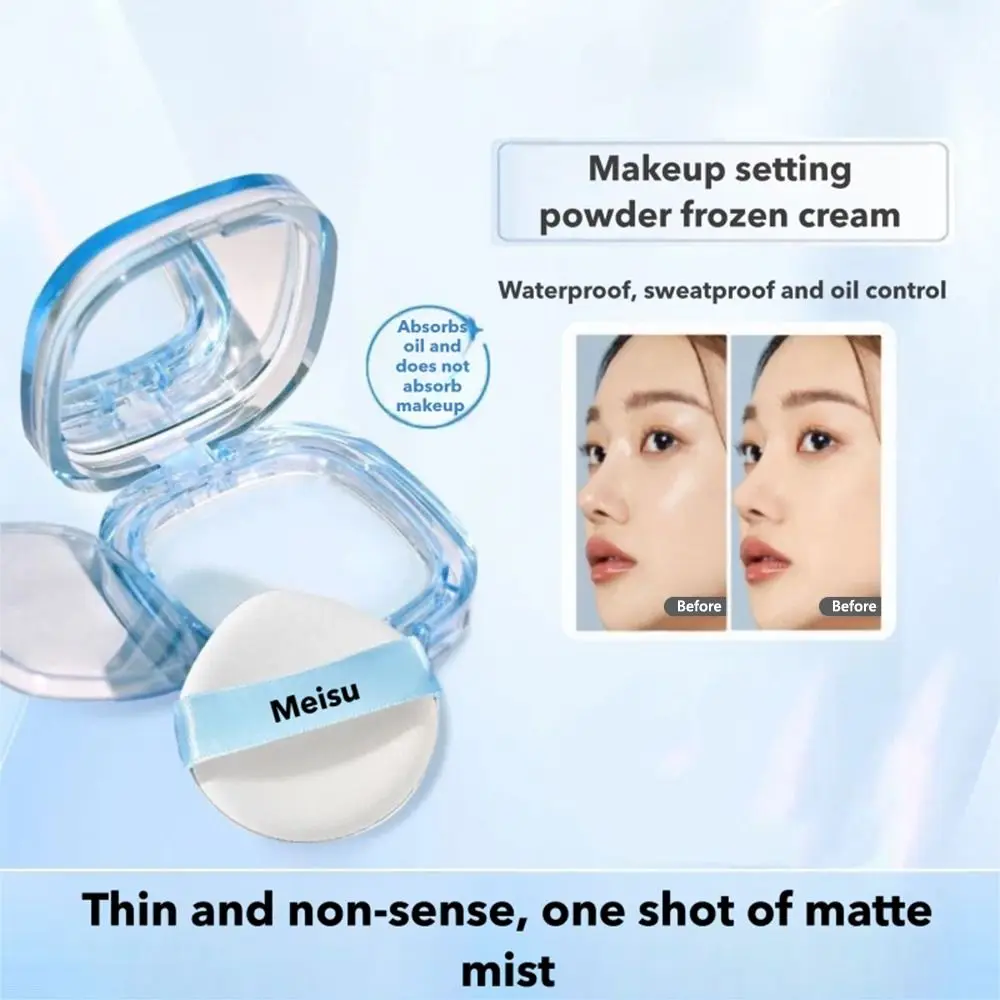 

Buffing & Correcting Pressed Powder Matte Pearlescent Dry & Wet Makeup Setting Pancake Oil Control Covers Blemishes