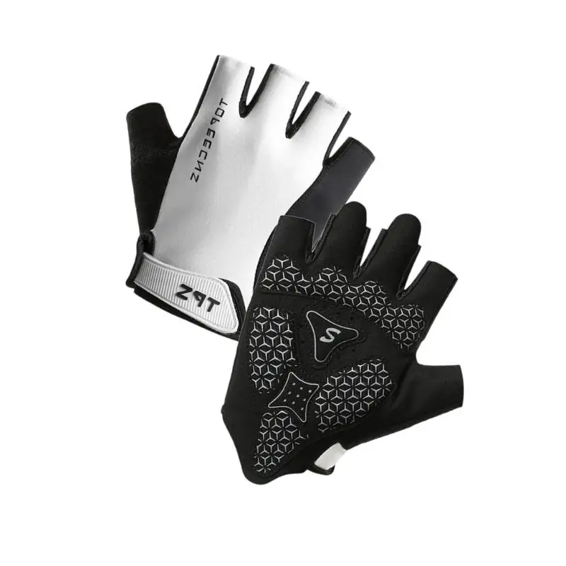 

652F Перчатка для фитнеса с половиной пальца, Нескользящая дышащая тренировочная перчатка для женщин и мужчин