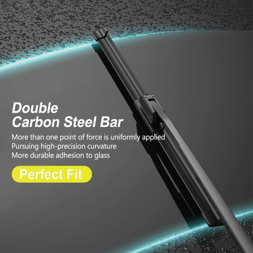 Quiet Beam Wiper Blades 2pcs Windscreen Window Car Accessories For Toyota	Aygo X AB70 2022-2025 - Image 3