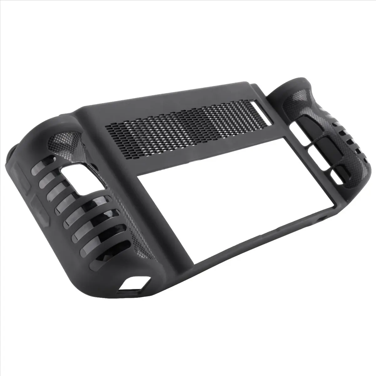 T35C For Legion GO Handheld Game Console Full Body Soft TPU Drop-Proof Protector Case with Shockproof Black