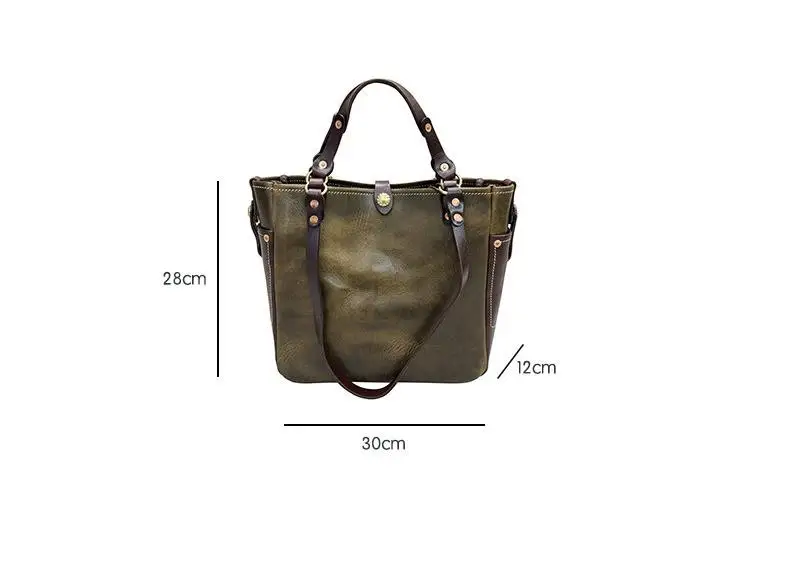 Vintage Designer Handgefertigte Arbeits-Tragetasche aus pflanzlich gegerbtem Rindsleder für Herren, Business Casual Luxus Naturleder Handtasche – Detail 5