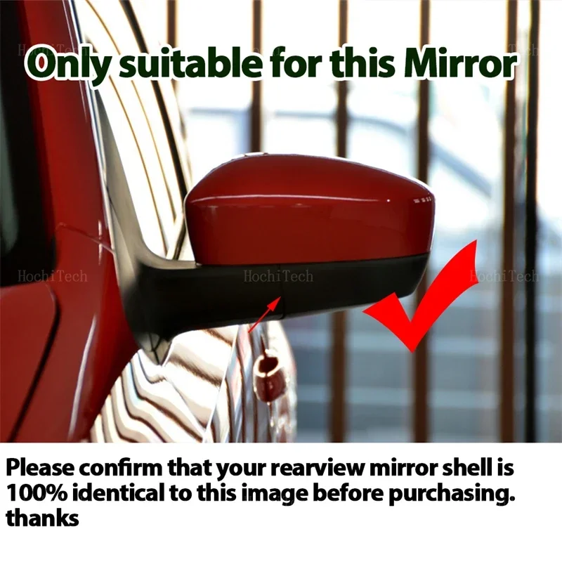 Left Right Rearview Side Wing Heated Durable Mirror Glass for Volkswagen VW Polo 5 MK5 6R 6C 2010-2016 Heated Side Mirror Glass