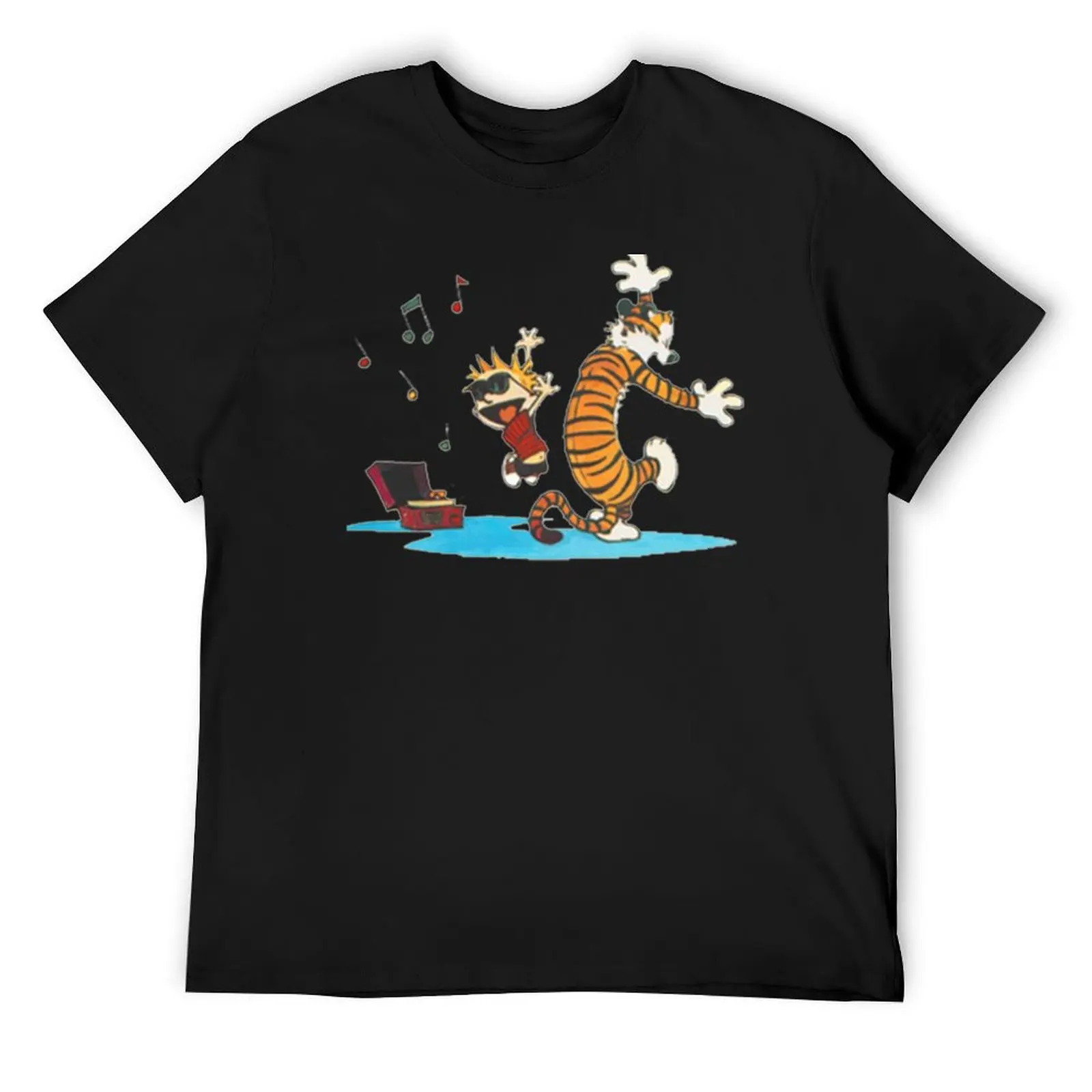 

Calvin And Hobbes Dancing T-Shirt tshirts personalised essential t shirt cute tops mens t shirts
