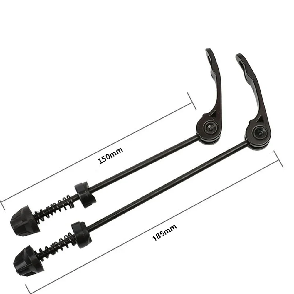 1 paire de pneus arrière de vélo vtt, brochette QR à dégagement rapide, moyeu de roue de vélo avant de 4.5mm de diamètre outils