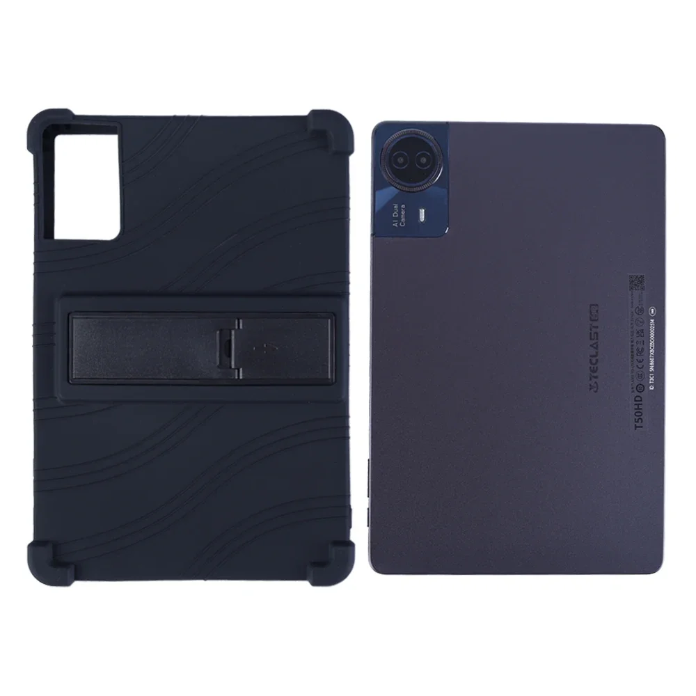 For Teclast T50HD 2024 Case Tablet Shockproof Cover Teclast 11 Inch Android 14 Tablet Soft Silicon Stand Protective Shell