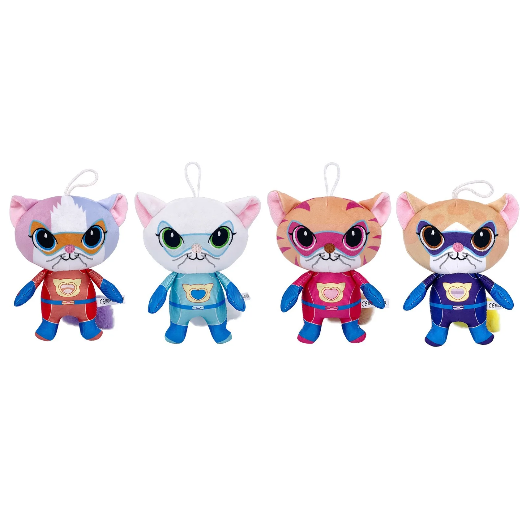 Cute Plush Toys Collection New Super Kitty Team Superkitties Plush Toys Doll Toys Kids Holiday Gifts Birthday Surprise