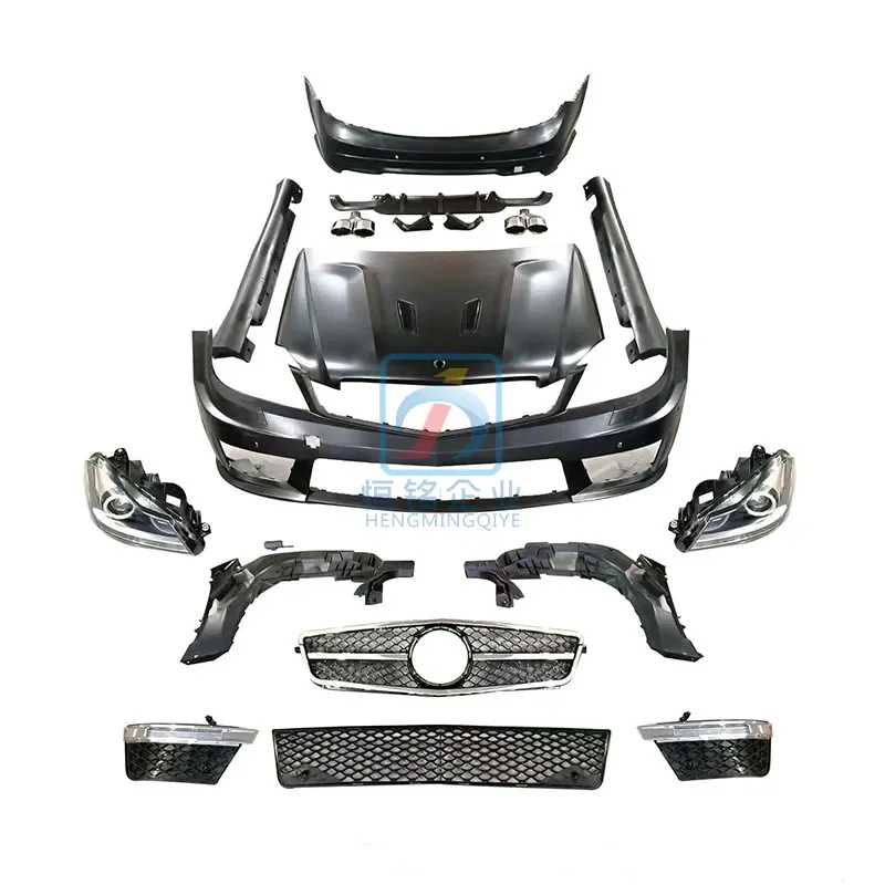 

Automotive Parts Front Bumper&Rear Bumper for Mercedes bz W204 Upgrade AMG C63 Style Body Kits