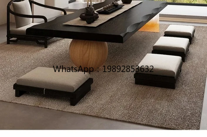 

Solid Wood Tea Table Small Table Bedroom Floor Kang Creative Balcony Low Coffee Table