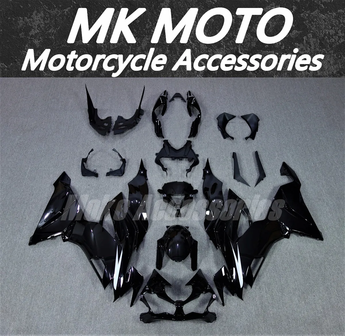 

Moke motors Fairings Kit Fit For zx-6r 2019 2020 2021 2022 2023 636 19 20 21 22 23 Bodywork Set High Quality Ninja black