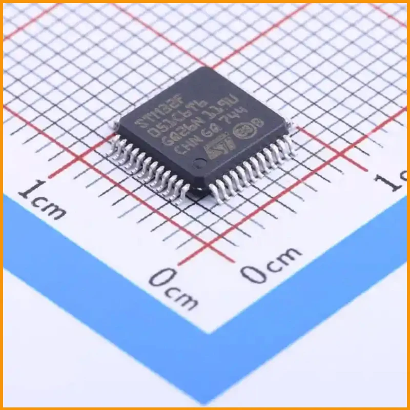 5Pcs/Lot  New STM32F051C6T6 STM32  STM32F Microcontroller IC 32-Bit Single-Core 48MHz 32KB (32K x 8) FLASH 48-LQFP