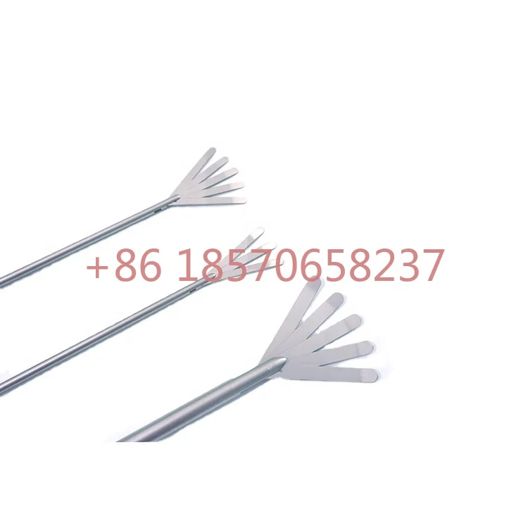 Laparoscopic Surgical Instruments Five Fingers Retractor Articulating Fan Shaped Retractor