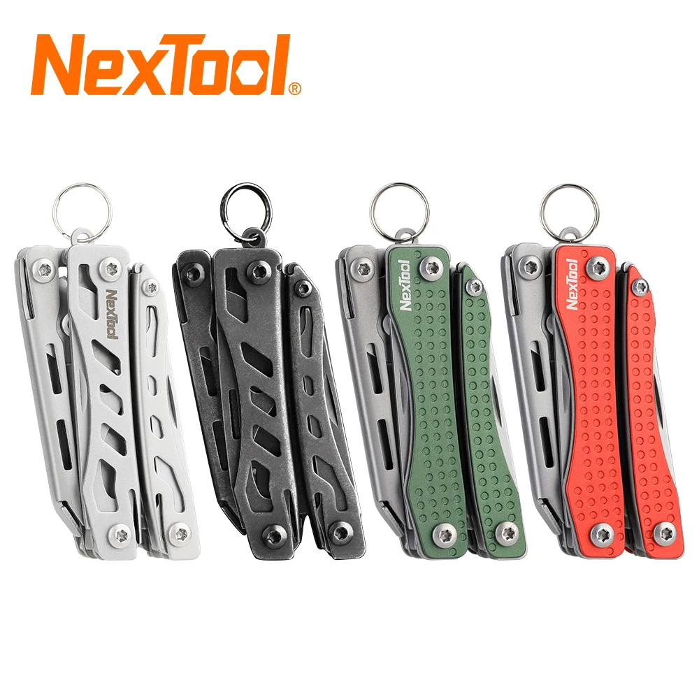 Nextool-mini insignia multiherramientas, 10 em 1, ferramentas de reparación edc, bolso dobrável, faca, sobrevivêtement ao ar, kit de entrega, caja