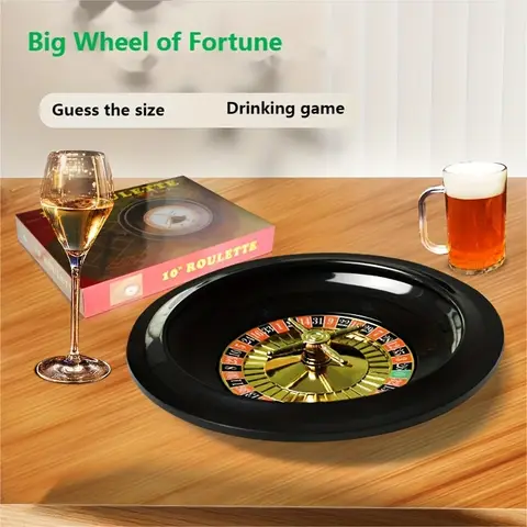 10" Lucky big wheel set table games, including tablecloth roulette friends party props,ktv entertainment supplies adult fun game