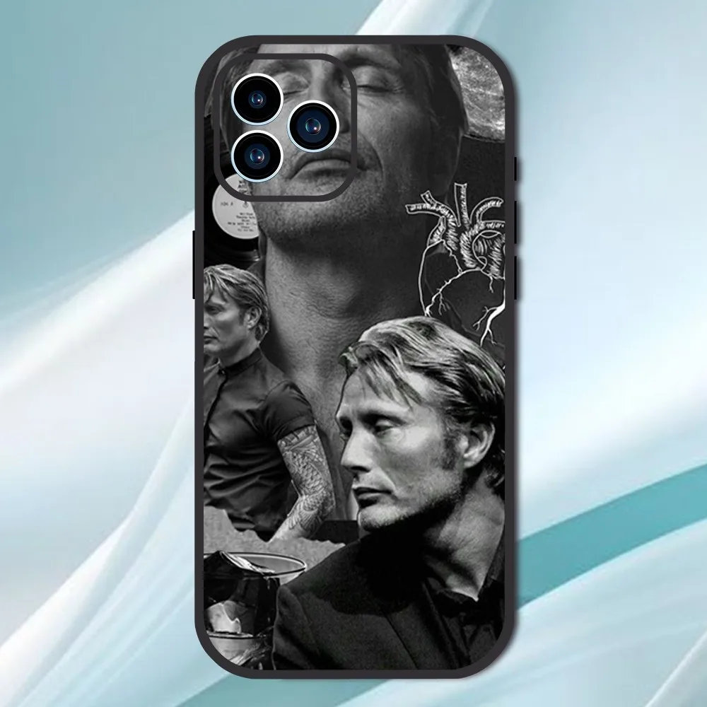 Actor Mads Mikkelsen Phone Case For iPhone 13 12 11 14 15 Pro XS Max XR X 8 7 6S 6 Plus SE 2020 Soft Back case