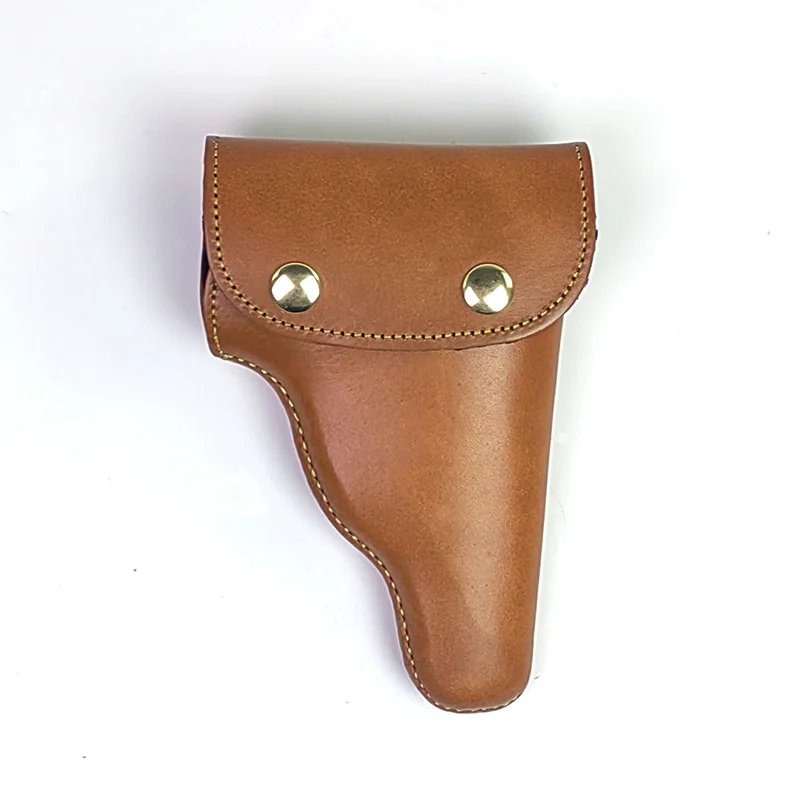 64-style yellow cowhide waist pistol holster, general-purpose film and television prop 77-style gun holster bullet holster co