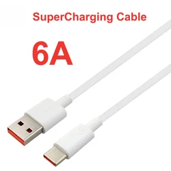 Original Huawei 6A USB Type C Cable 66W Supercharge for Huawei Mate40 Pro P50 P40 P30 Nova8 SE P20 P30 Pro Mate 30 P40 Pro 20