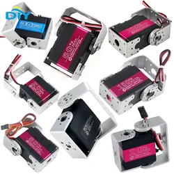 17/20/25/35/60/80/150/160kg Digital Servo Double-Shaft Robotic Servo with U Mounting Bracket 180 / 270 Degree
