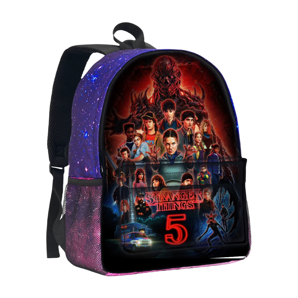 

Stranger Things Starry Sky Backpack School Bag Boys Girls Fashion Mochila Backpack School Backpack for Boys Girls Best Gift