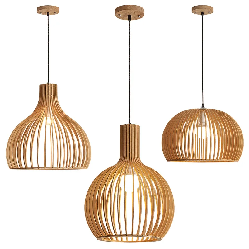 

Creative, Nordic, solid wood lamp, wood art, log chandelier