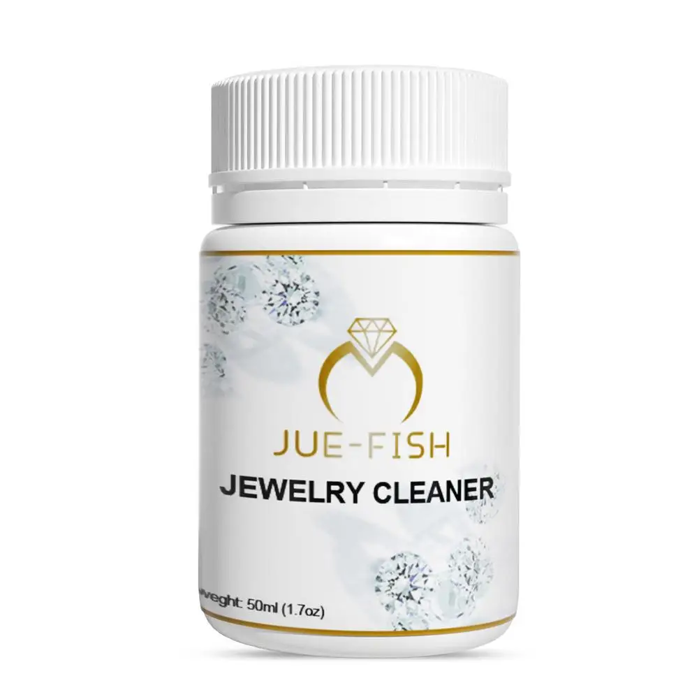 50ml Jewelry Cleaning Agent Liquid Diamond Necklace Removal And Cleaner Ash Solution Metal Rust Jewelry Gentle Care Formula Y3P0