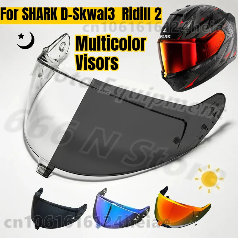 

For SHARK Multicolor Visors 3rd Generation, D-Skwal3, Skwal 2nd Generation Skwal I3, Ridill 2 Helmet Photochromic Lenses