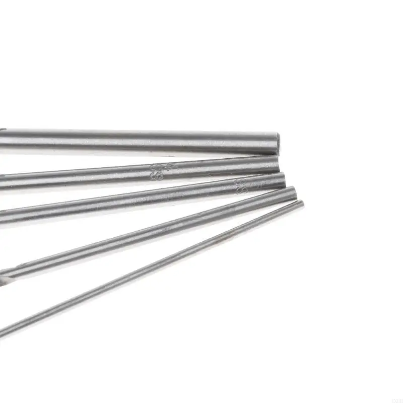 

4XFD 5Pcs 2-5mm 152mm Long HSS Twist Drilling Bit Straight Shank Electric Drill Tool