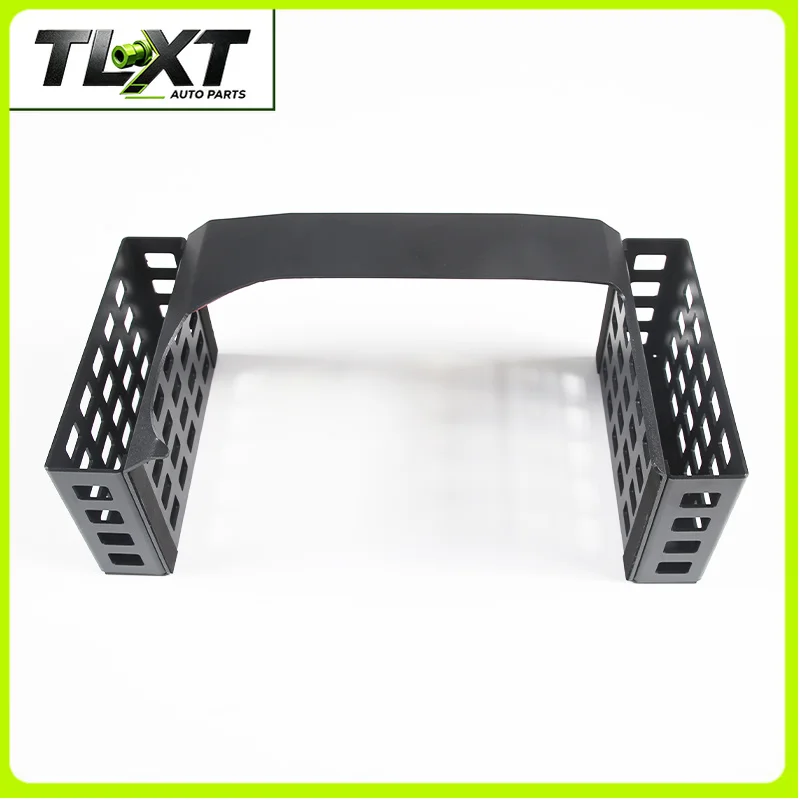 Car Central Storage Box For Toyota FJ Cruiser 2007-2021 Gear Storage Basket Black Aluminum Alloy Stowing Tidying LHD Accessories