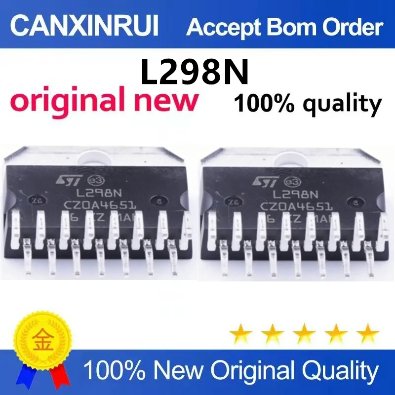 （5pcs-10pcs）Original genuine 298N stepper motor driver chip/bridge driver - internal switch ZIP-15