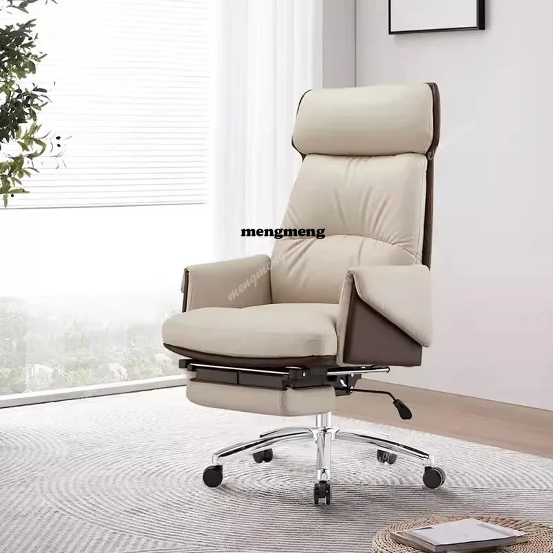 

F182 Conference office back chair comfortable sedentary office boss chair rotating office chair