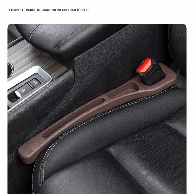 1 Pair of Car Seat Gap Plug Strips Seat Edge Protection Plug Strips and =Seat Anti-leak Plug Strips Have A Comfortable Hand Feel image 3