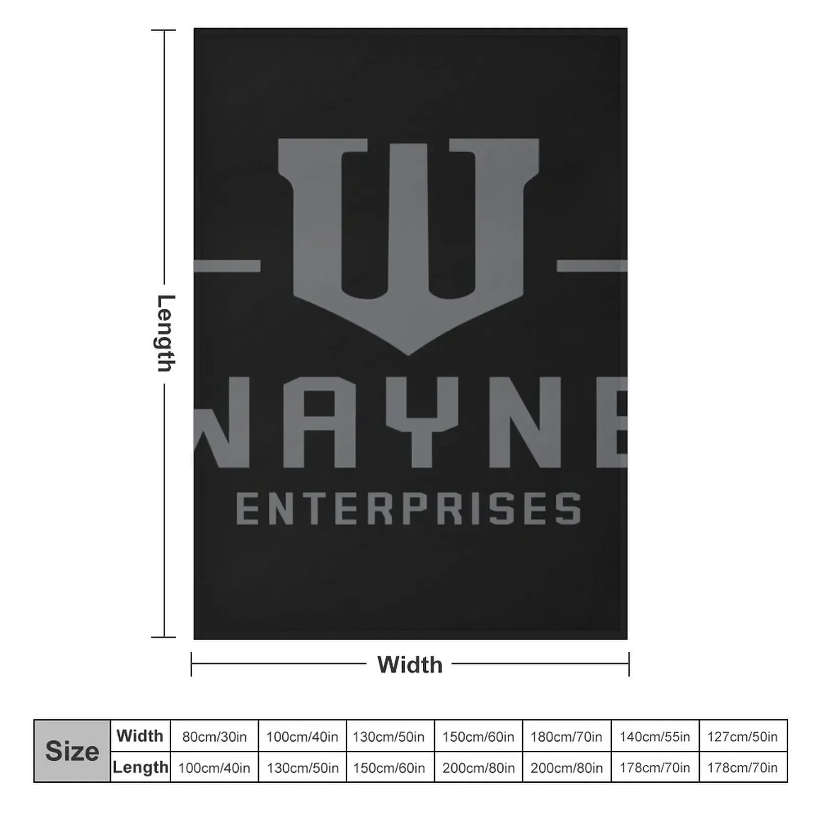 Wayne Enterprises Throw Blanket Blankets Sofas Of Decoration christmas gifts Luxury St for sofa Blankets