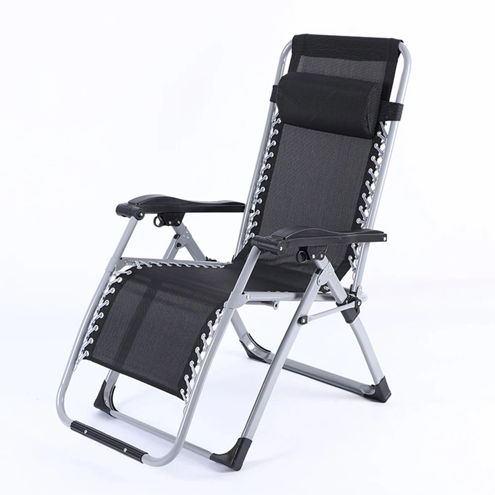 

2 Pcs Thickened Outdoor Leisure Chair Pillow Ergonomic Neck Support Headrest Foldable Deck Chairs Comfortable Pillows