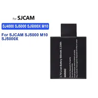 900mAh-1300mAh Battery For SJCAM SJ8 SJ7 M20 SJ9 SJ10 (MAX AIR Star Pro Plus) SJ6 SJ10X 4K SJ5000 M10 SJ5000X Action Camera