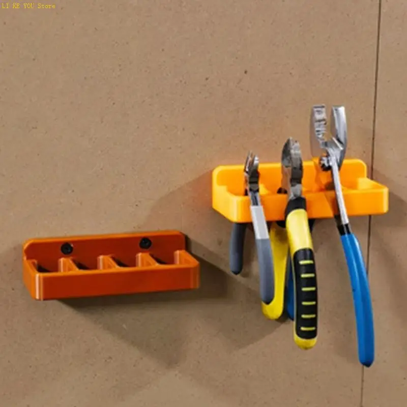 W3JE Contemporary Wall Mount Storage Unit Screwdriver and Pliers Holder Practical Tool For Garage