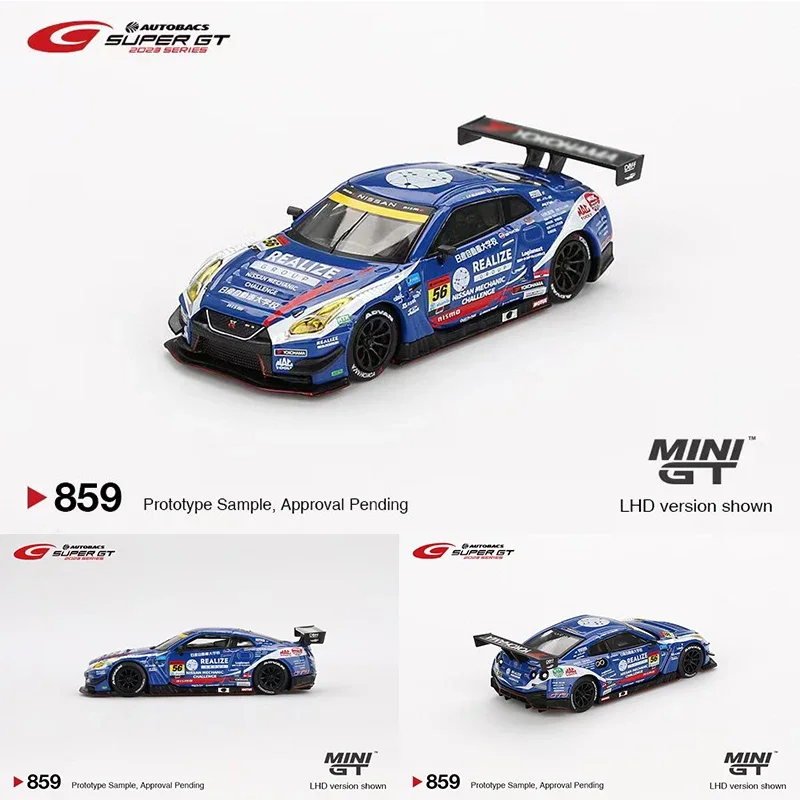 PreSale MINIGT 859 1:64 GTR R35 #56 Realize Diecast Diorama Model Collection Miniature Toys