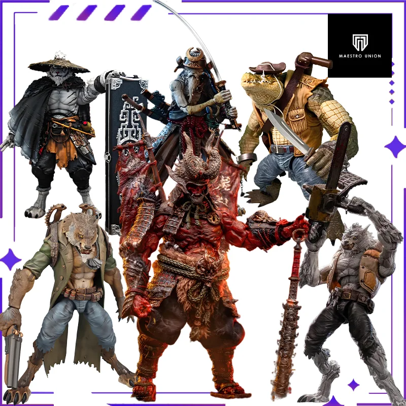 

Maestro Union Original Fury Planet Wilderness Hunter Werewolf Veteran William 1/12 Готовый продукт Подвижная кукла Модель Фигурка