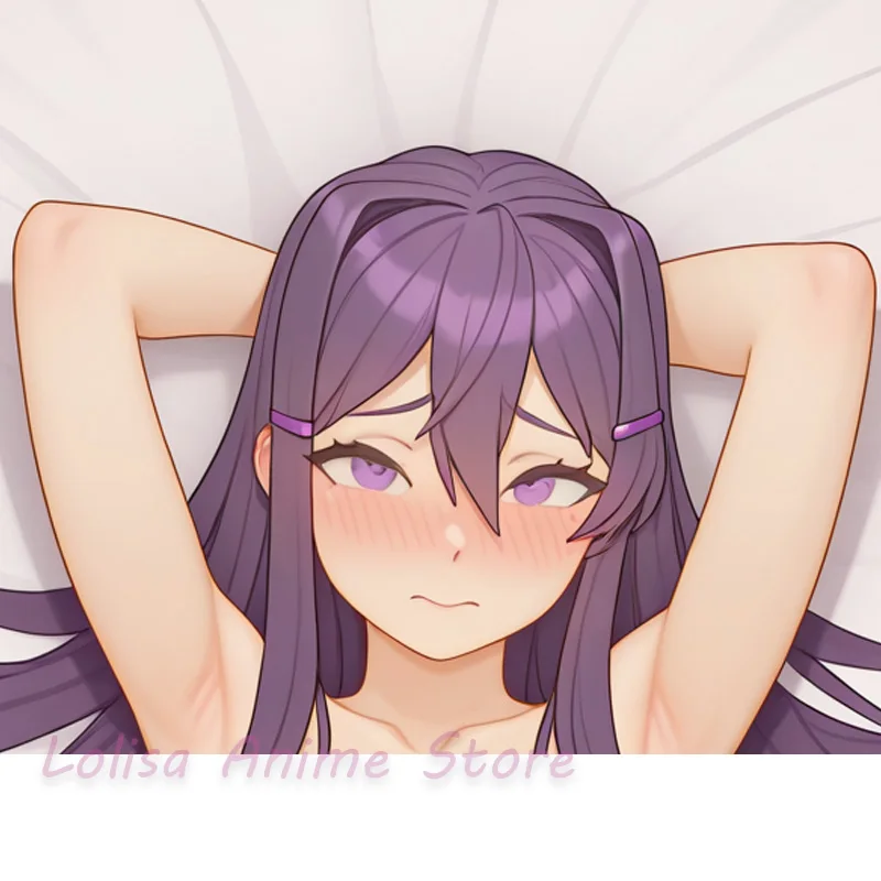 

Наволочка для дакимакуры с аниме-принтом Юри, двусторонняя, в натуральную величину, подарок на день рождения