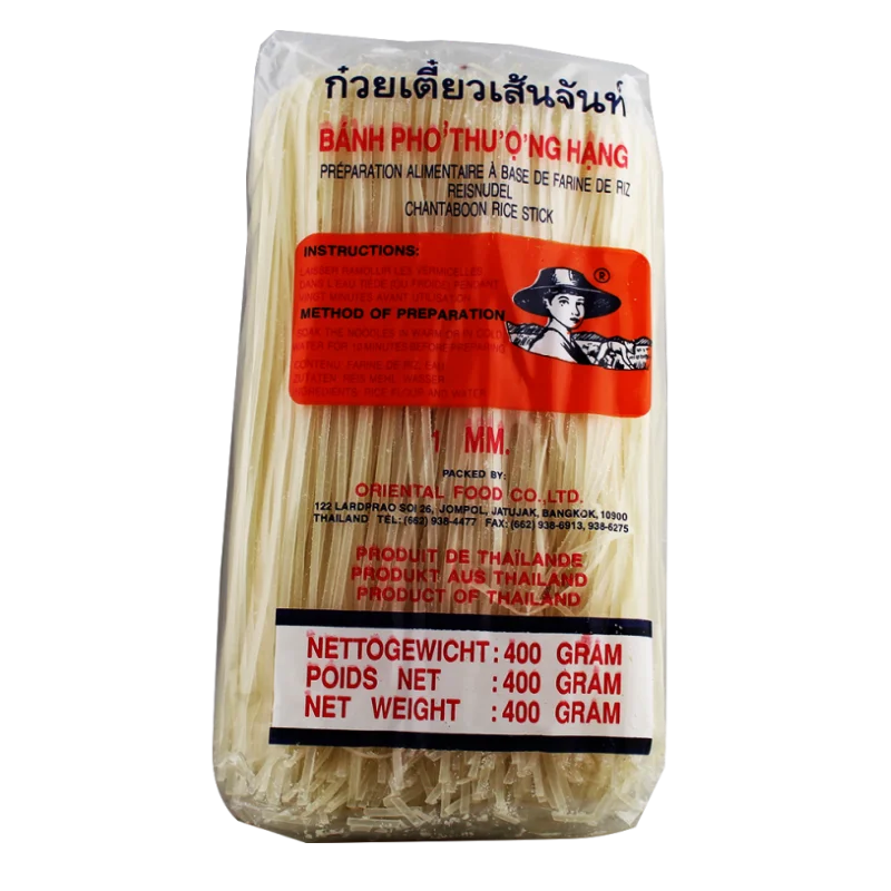 Reis nudeln 1mm 400g-Bauer