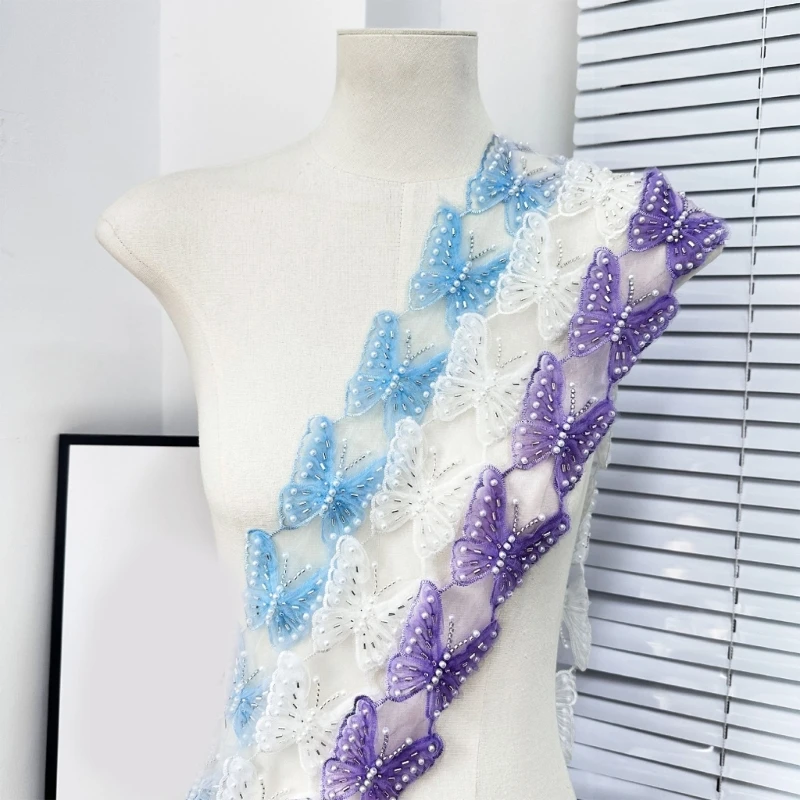 Versátiles Lectins Laces apliques Bowknot Ropa adornos