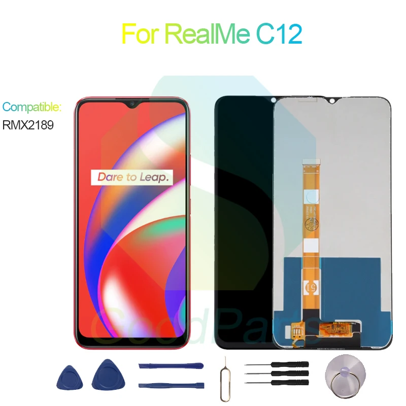 

For RealMe C12 LCD Display Screen 6.5" RMX2189 C12 Touch Digitizer Assembly Replacement