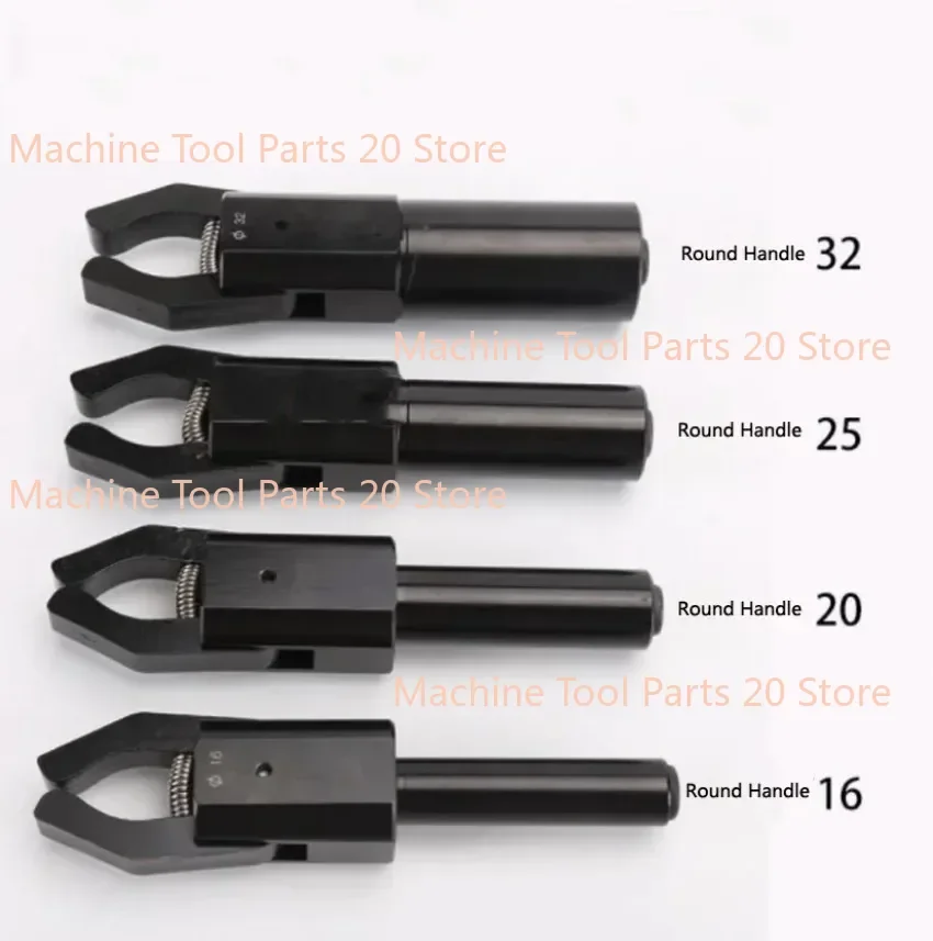 NEW Lathe Bar Puller Taiwan CNC Automatic Lathe Feeder Pull Clip Round Square Handle 16-32mm For CNC Lathe Machine Service