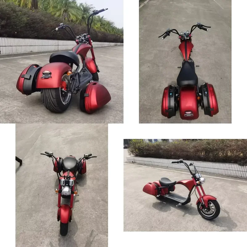 STROVAN 2000W Chopper Modell M1 mit EEC/COC-Zertifikat, Seitenbox, schnelle Elektroroller für Erwachsene, Citycoco