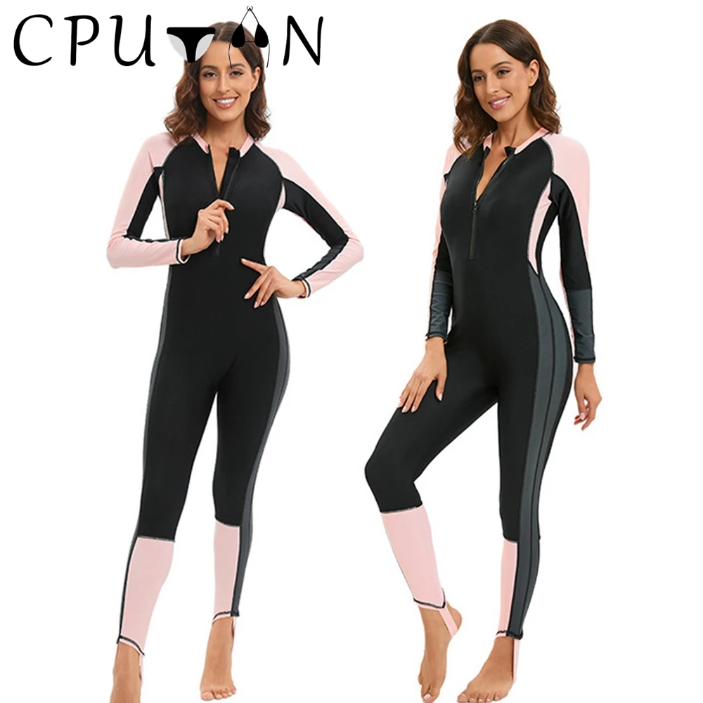 CPUTAN 2024 Push Up Bikini Set Long Sleeve One Piece Solid Brazilian Monokini Swimwear Bathing Suit Summer Surfing Beachwear