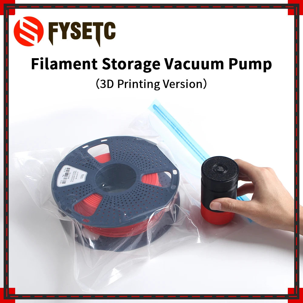 

Комплект вакуумного насоса для хранения нити для 3D-принтера с сухим комплектом нити, сумками для хранения и электрическим вакуумным насосом