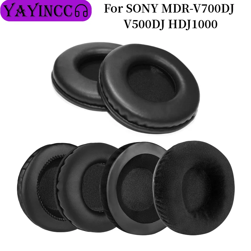 

Replacement Protein Ear Pads For SONY MDR-V700DJ V500DJ HDJ1000 Headphones Soft Foam Ear Cushions High Quality repair parts