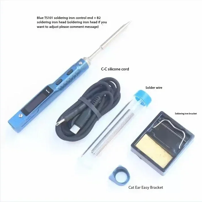TS101 intelligent electric soldering iron PD welding table DC outfield 90W high power mini portable TYPEC welding pen