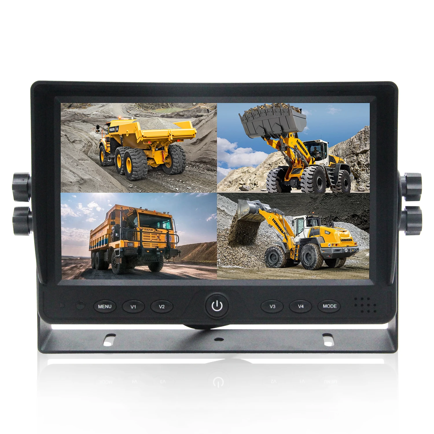 hit product1080P AHD Waterproof Car Rear View Camera & Sun Visor Monitor for Heavy Duty Truck Bus Surveillance System